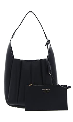 Coccinelle Bundie Handbag Grained Leather Noir von Coccinelle