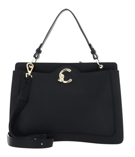 Coccinelle C-Me Handbag Grained Leather Noir von Coccinelle
