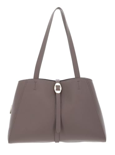 Coccinelle Chara Handbag Grained Leather Warm Taupe von Coccinelle