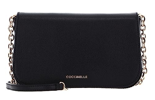 Coccinelle Cloud Mini Bag Textured Leather Noir von Coccinelle