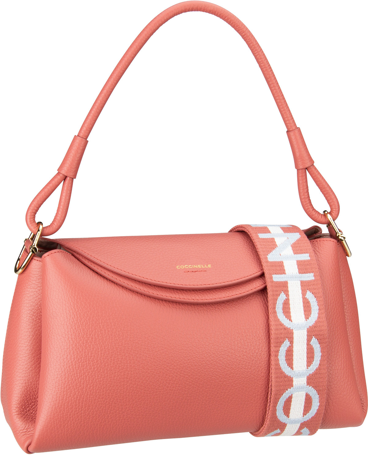 Coccinelle Clyps 1201  in Pink (7.3 Liter), Schultertasche von Coccinelle