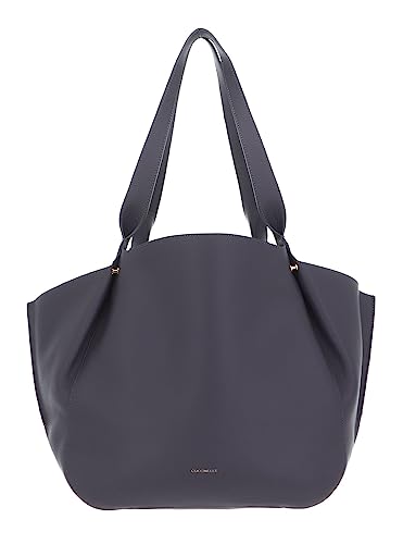 Coccinelle Coccinellesoft Wear Handbag Double Grainy Leather Ardesia/Citrone von Coccinelle