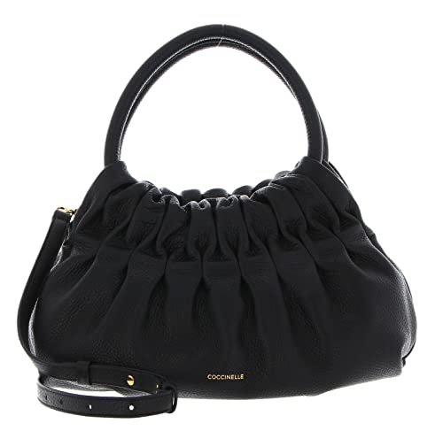 Coccinelle Croisette Handbag Grained Leather Noir von Coccinelle
