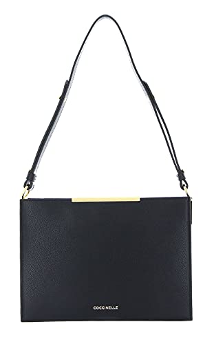 Coccinelle Delices Flat Shoulder Bag Noir von Coccinelle