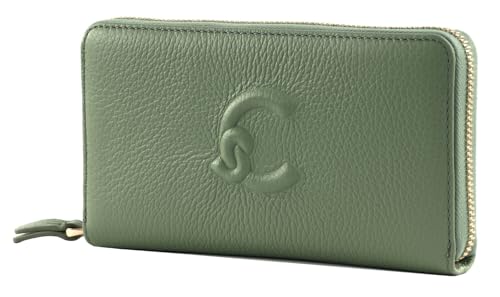 Coccinelle Dulse Soft Zip Around Wallet Greenery von Coccinelle