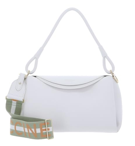 Coccinelle Eclyps Handbag Grained Leather Brillant White von Coccinelle