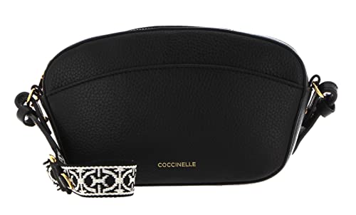 Coccinelle Enchanteuse Mini Bag Grained Leather Noir von Coccinelle