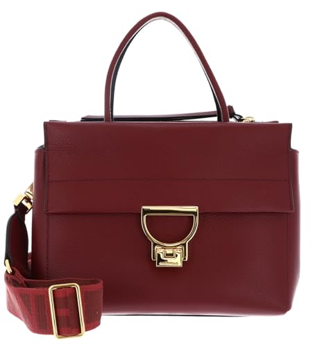 Coccinelle Handtasche Umhängetasche Arlettis Signature Handbag Grained Leather Ribes beere Coccinelle Handtasche Umhängetasche Arlettis Signature Handbag Grained Leather Ribes beere von Coccinelle