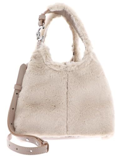 Coccinelle Handtasche Umhängetasche C-Easy Synthetic Fur Handbag Natural/Rosette beige Coccinelle Handtasche Umhängetasche C-Easy Synthetic Fur Handbag Natural/Rosette beige von Coccinelle