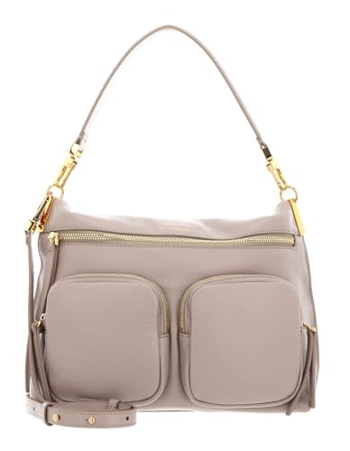 Coccinelle Hyle Handbag Grained Leather Powder Pink von COCCINELLE