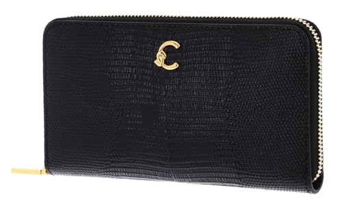 Coccinelle Leder Geldbörse C-Me Lizard Wallet Noir schwarz von Coccinelle
