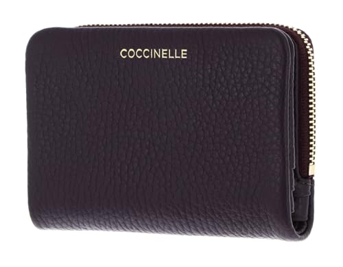 Coccinelle Leder Geldbörse C-Me Softy Wallet Prune dunkelviolett von Coccinelle