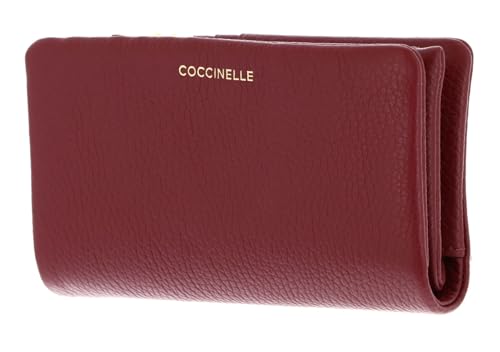 Coccinelle Leder Geldbörse C-Me Softy Wallet Ribes Beere von Coccinelle