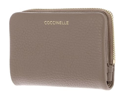 Coccinelle Leder Geldbörse C-Me Softy Wallet Warm Taupe von Coccinelle