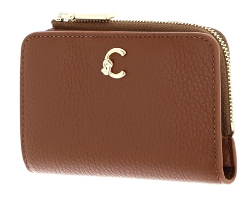 Coccinelle Leder Geldbörse C-Me Wallet Cognac braun von Coccinelle