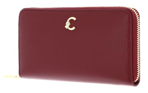 Coccinelle Leder Geldbörse C-Me Wallet Grained Leather Ribes Beere von Coccinelle