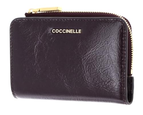 Coccinelle Leder Geldbörse Metallic Shiny Wrinkled Wallet Prune dunkelviolett Coccinelle Leder Geldbörse Metallic Shiny Wrinkled Wallet Prune dunkelviolett von Coccinelle
