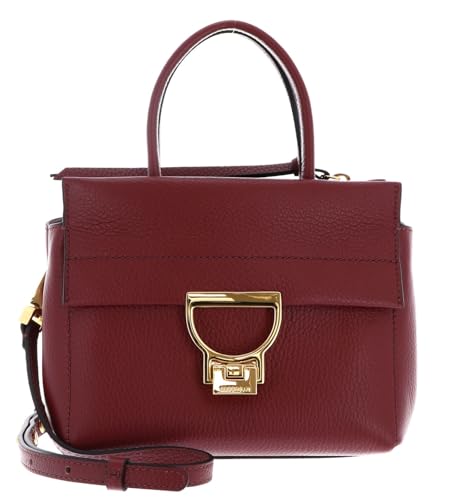 Coccinelle Leder Handtasche Umhängetasche Arlettis Handbag Ribes beere von Coccinelle