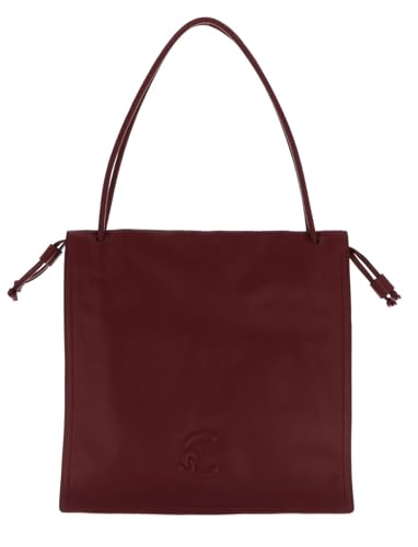 Coccinelle Leder Schultertasche Dulse Shoulderbag Ribes beere von Coccinelle