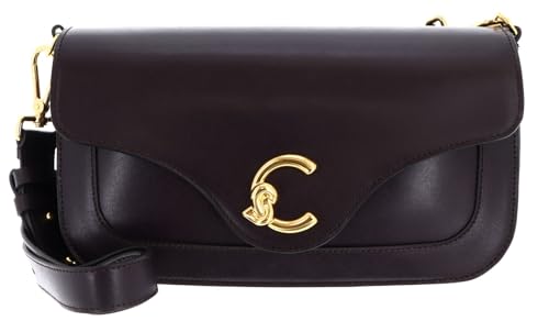 Coccinelle Leder Schultertasche Umhängetasche C-Me Calf Shoulder Bag Prune dunkelviolett Coccinelle Leder Schultertasche Umhängetasche C-Me Calf Shoulder Bag Prune dunkelviolett von Coccinelle