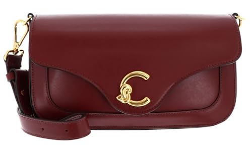 Coccinelle Leder Schultertasche Umhängetasche C-Me Calf Shoulder Bag Ribes beere Coccinelle Leder Schultertasche Umhängetasche C-Me Calf Shoulder Bag Ribes beere von Coccinelle