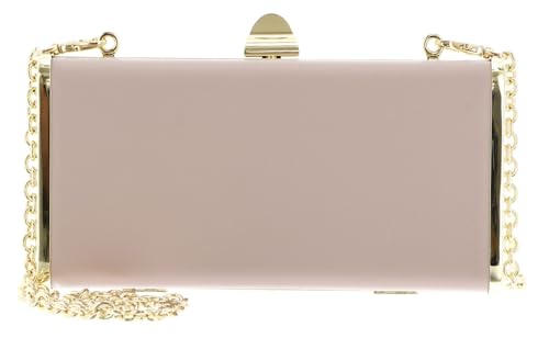 Coccinelle Leder Umhängetasche Abendtasche Liv Handbag Smooth Leather Rosette altrosa von Coccinelle