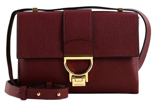 Coccinelle Leder Umhängetasche Arlettis Handbag Ribes beere von Coccinelle