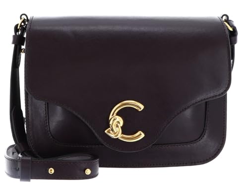 Coccinelle Leder Umhängetasche C-Me Calf Cock Crossbody Bag Prune dunkelviolett Coccinelle Leder Umhängetasche C-Me Calf Cock Crossbody Bag Prune dunkelviolett von Coccinelle