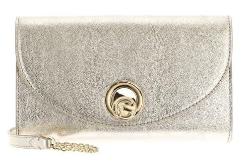 Coccinelle Leder Umhängetasche Nikla Smooth Handbag Smooth Leather Pale Gold goldfarben von Coccinelle