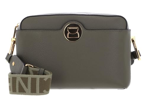 Coccinelle Liya Signature Crossbody Grained Leather Laurel Green von Coccinelle