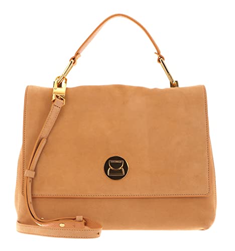 Coccinelle Liya Suede Handbag Apricot/Apricot von Coccinelle