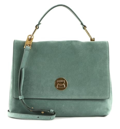 Coccinelle Liya Suede Handbag Kale Green/Kale Green von Coccinelle