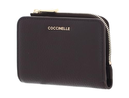Coccinelle Metallic Soft Credit Card Holder Fondant Brown von COCCINELLE
