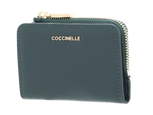 Coccinelle Metallic Soft Credit Card Holder Kale Green von Coccinelle