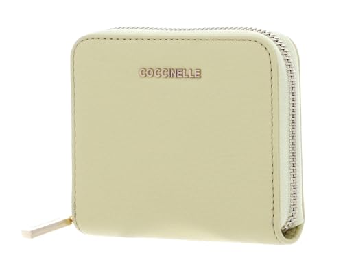 Coccinelle Metallic Soft Leather Zip Around Wallet Lime Wash von Coccinelle