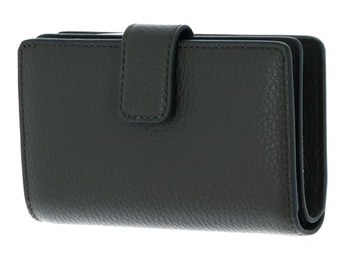 Coccinelle Metallic Soft Mini Wallet Grained Leather Alga von Coccinelle