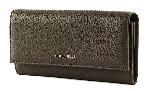 Coccinelle Metallic Soft Wallet Coffee von Coccinelle