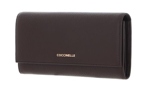 Coccinelle Metallic Soft Wallet Fondant Brown von COCCINELLE