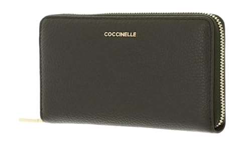 Coccinelle Metallic Soft Wallet Grained Leather Alga von Coccinelle