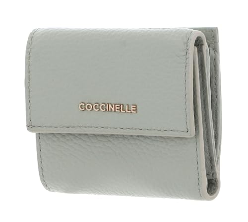 Coccinelle Metallic Soft - Geldbörse 4cc 10 cm celadon green von COCCINELLE