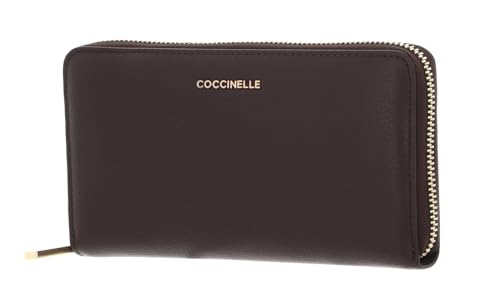 Coccinelle Metallic Soft Wallet Grained Leather Fondant Brown von COCCINELLE
