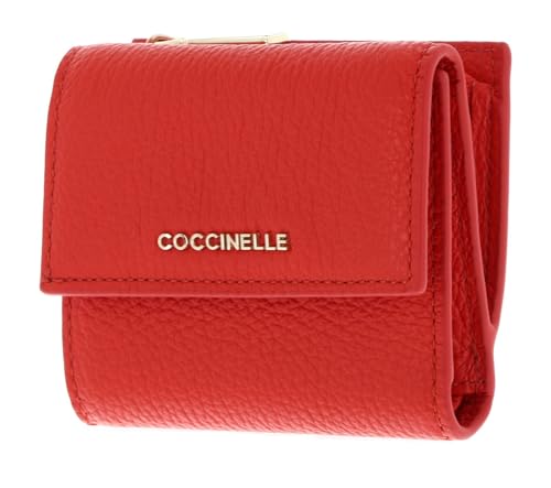 Coccinelle Metallic Soft Wallet Grained Leather Gazpacho von Coccinelle