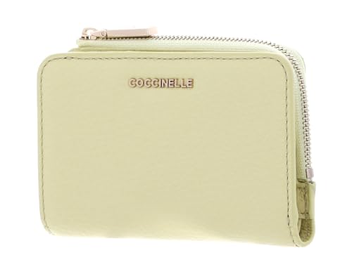 Coccinelle Metallic Soft Wallet Grained Leather Lime Wash von Coccinelle