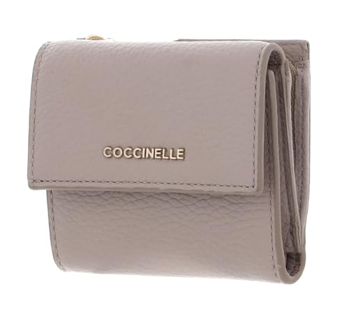 Coccinelle Metallic Soft Wallet Grained Leather Powder Pink von COCCINELLE