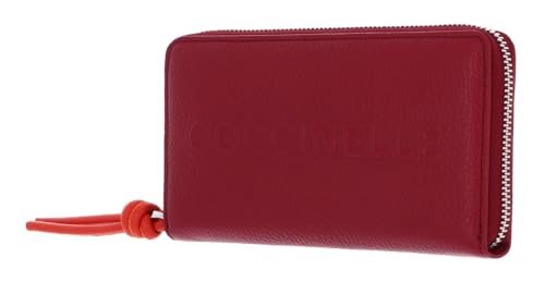 Coccinelle Metallic Soft Wallet Grained Leather Sangria/Gazpacho von Coccinelle