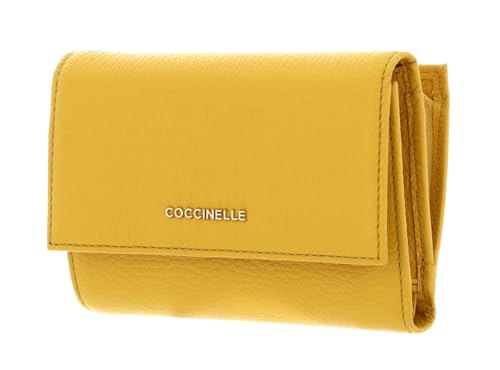 Coccinelle Metallic Soft Wallet Grainy Leather Soleado von Coccinelle