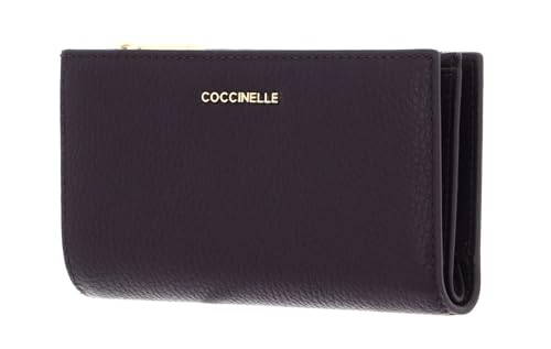 Coccinelle Metallic Soft Wallet Prune von Coccinelle
