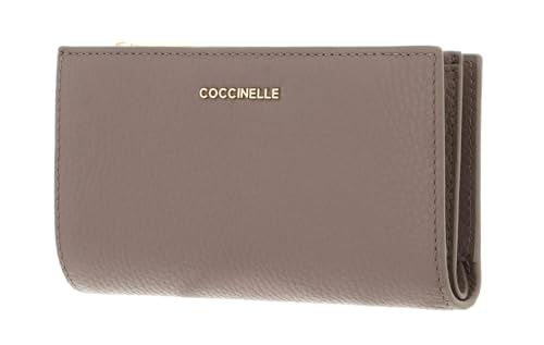 Coccinelle Metallic Soft Wallet Warm Taupe von Coccinelle