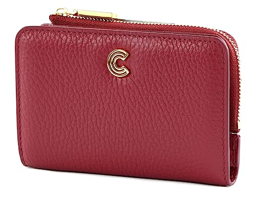 Coccinelle Myrine Wallet Grained Leather Garnet Red von Coccinelle