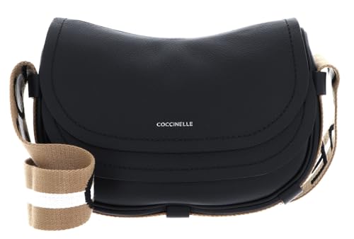 Coccinelle Raquel Crossbody Bag Noir/Cuir von Coccinelle